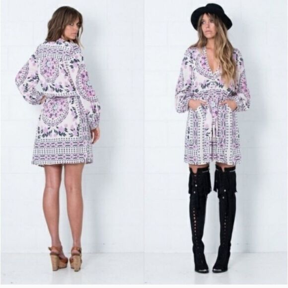 SPELL Designs And The Gypsy Collective Pandora Playdress Primrose Mini Dress M - Picture 2 of 12